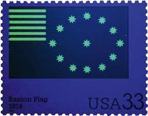 US Stamp with Shortwave UV