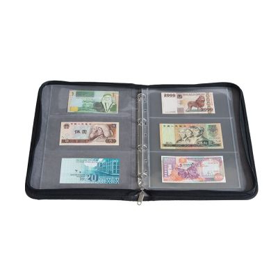 Collecto Zipper Binder with Currency